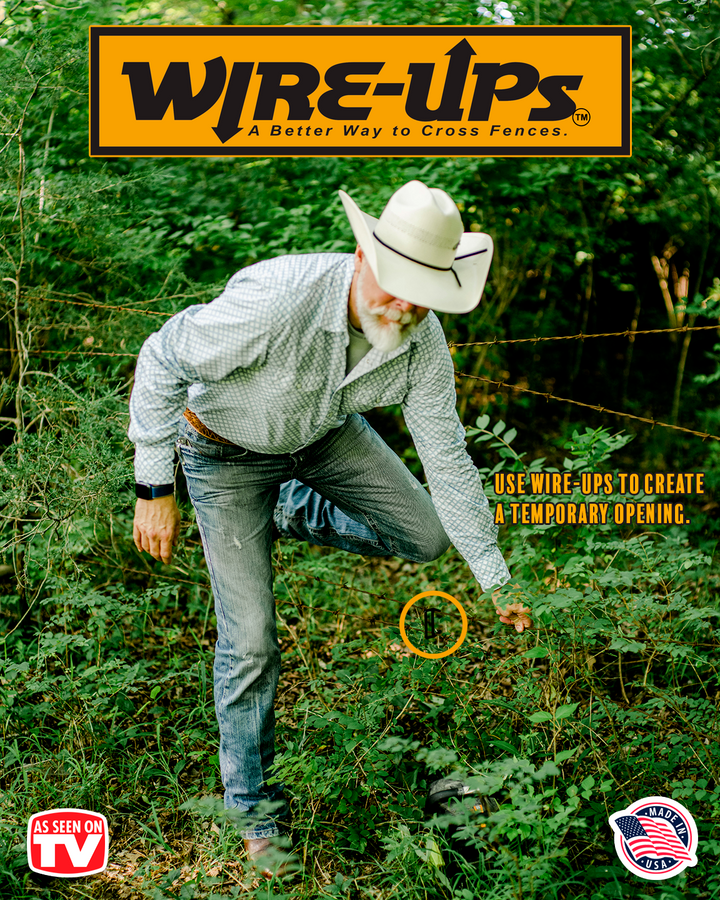 Wire-Ups are not just for hunting. They are a great tool for ranchers and farmers.